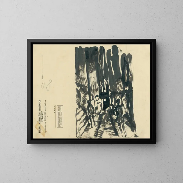 V verschillende - Konstantin Bauer — ingelijst kunstwerk aan de muur
