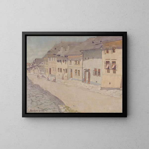 Oogst in Levoe - Konstantin Bauer — ingelijst kunstwerk aan de muur