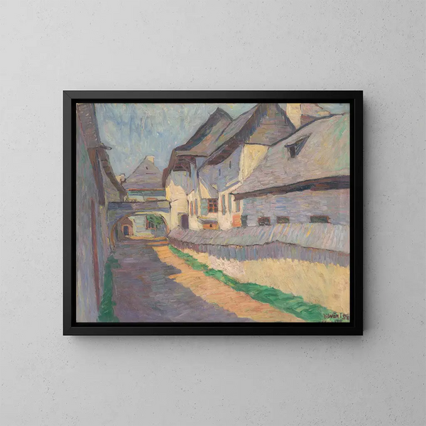 Brna in de Kemarska-straat - Konstantin Korovin — ingelijst kunstwerk aan de muur