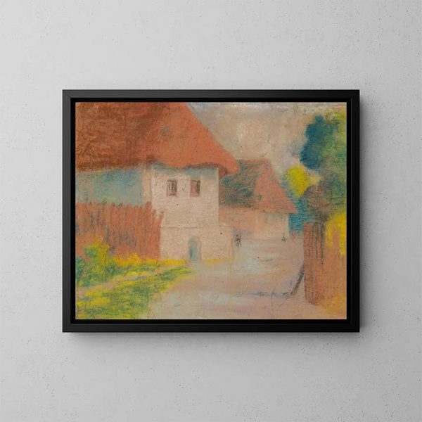 Dédina - Konstantin Korovin — ingelijst kunstwerk aan de muur