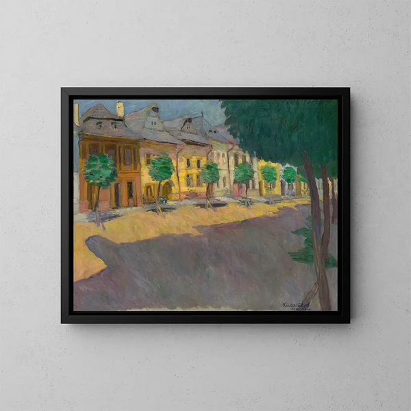 Straat in Kemark - Konstantin Korovin — ingelijst kunstwerk aan de muur