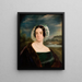 Portret van een vrouw - Korneli Szlegel — ingelijst kunstwerk aan de muur