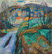 Krager Om Vren Krager in de lente - Edvard Munch — weergave van het kunstwerk
