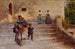 A Poor Italian Woman with Her Children - Kristian Zahrtmann — artwork view