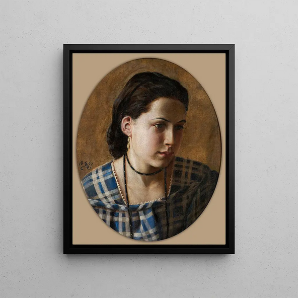 Kristian Zahrtmann - Portrait of Vilhemine Erichsen.webp