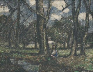 Landschap - Károly Kotász — weergave van het kunstwerk