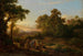 Landschap ideaal met Christus en de discipelen - Károly Markó — weergave van het kunstwerk
