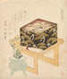 Natuurstudie uit de serie The Three Tiered Box of Food - Kubo Shunman — weergave van het kunstwerk