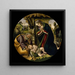 L'Adoratie van het Kind Jezus - Sandro Botticelli — ingelijst kunstwerk aan de muur