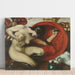 Reproductie van het schilderij L'Amazone gewond - Franz von Stuck