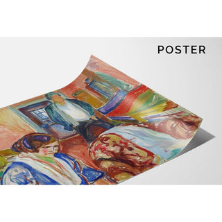 L'Artiste et sa modèle - Edvard Munch | Reproduction Tableau Décoration murale affiche copie