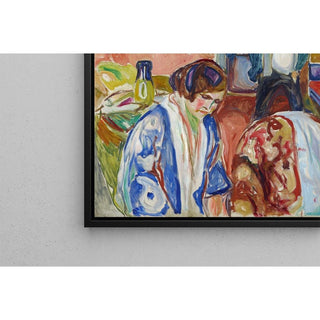 L'Artiste et sa modèle - Edvard Munch | Reproduction Tableau Décoration murale affiche copie