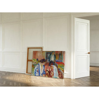 L'Artiste et sa modèle - Edvard Munch | Reproduction Tableau Décoration murale affiche copie