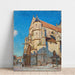 Reproductie van het schilderij L'Église de Moret (Le Soir) - Alfred Sisley