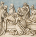L'Enterrement du Christ - Cercle de Hans Holbein l'Ancien — weergave van het kunstwerk