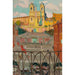 Reproductie van het schilderij L’Escalier d’Espagne et la Trinité-des-Monts, le soir - Maurice Denis