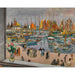 Reproductie van het schilderij L’Île d’Yeu, venster geopend op de haven - Henri Lebasque