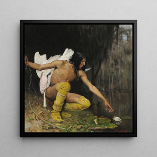 L'Indien et le lys - George de Forest Brush