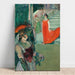 Reproductie van het schilderij L'Opera Messalina in Bordeaux - Henri de Toulouse-Lautrec