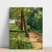 Reproductie van het schilderij L'Allée de bouleaux du Wannseegarten vers l'est - Max Liebermann
