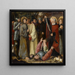 L'angst voor Christus - Hans Leu de jongere — ingelijst kunstwerk aan de muur
