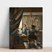Reproductie van het schilderij L'art de la peinture - Johannes Vermeer