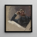 L'artiste Georg Pauli en étude - Eva Bonnier — framed artwork on a wall
