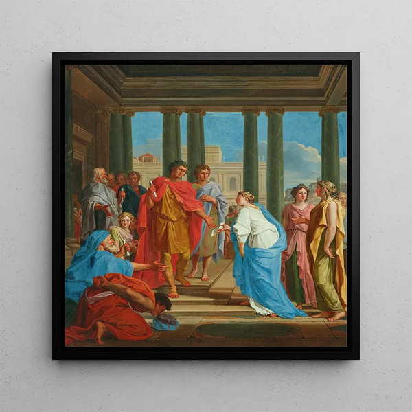 L'empereur Trajan donnant audience - Atelier de Nol Coypel