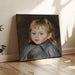 Reproductie van het schilderij L'enfant à la Capuche - Pierre-Auguste Renoir