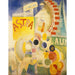 Reproductie van het schilderij L'équipe de Cardiff - Robert Delaunay
