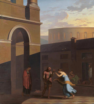 L'esclave Davus et la servante Mysis de l'Andria de Térence - Nicolai Abildgaard