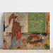 Reproductie van het schilderij L Verrassing van de muis met masker - James Ensor