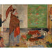 Reproductie van het schilderij L Verrassing van de muis met masker - James Ensor