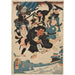Reproductie van het schilderij L'raarige verhaal van Ukiyo Matahei - Utagawa Kuniyoshi