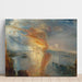 Reproductie van het schilderij L'incendie des maisons des Lords et des Communes, le 16 octobre 1834 - Joseph Mallord William Turner