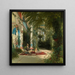 L'intérieur de la serre sur l'île aux paons près de Potsdam - Carl Blechen — ingelijst kunstwerk aan de muur