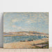 Reproductie van het schilderij De Berge à Saint-Mammès - Alfred Sisley