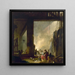 La Blanchisserie - Hubert Robert — ingelijst kunstwerk aan de muur