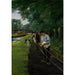 Reproductie van het schilderij La Corderie à Edam - Max Liebermann