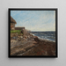 La Côte à Hellebæk, étude - Jürgen Roed — framed artwork on a wall