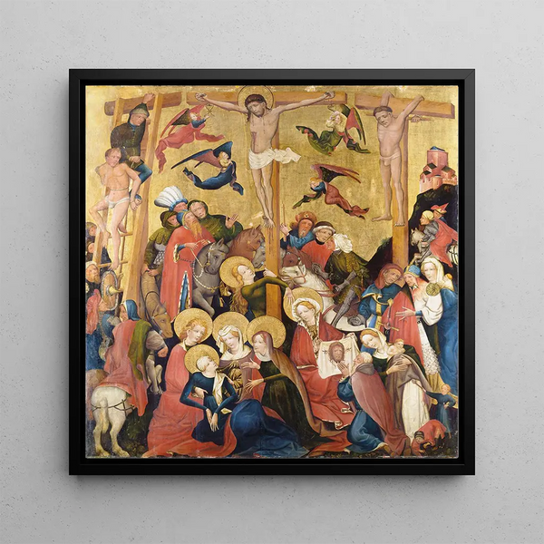 La Crucifixion - Maître du Rhin moyen