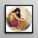 La Danseuse fatiguée - John William Godward — ingelijst kunstwerk aan de muur