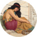 La Danseuse fatiguée - John William Godward — weergave van het kunstwerk