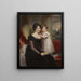 Reproductie van het schilderij De hertogin van Kent met haar dochter, de toekomstige koningin Victoria door Henry Bone