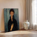 Reproduction of the painting La Femme aux yeux bleus - Amedeo Modigliani