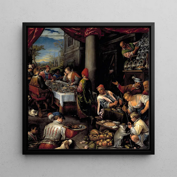 La Fête d'Antoine et Cléopâtre - Leandro Bassano