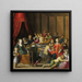 La Fête de Bacchus - Louis de Caullery — framed artwork on a wall