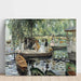 Reproductie van het schilderij La Grenouillère - Pierre-Auguste Renoir