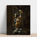 Reproduction of the painting The Love Letter - Johannes Vermeer