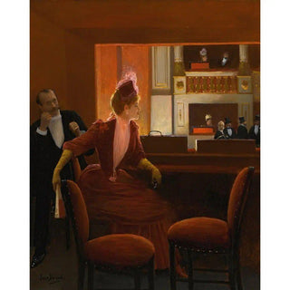 La Loge - Jean Béraud | Reproduction Tableau Décoration murale affiche copie